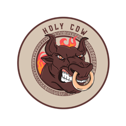 Holy Cow logo.